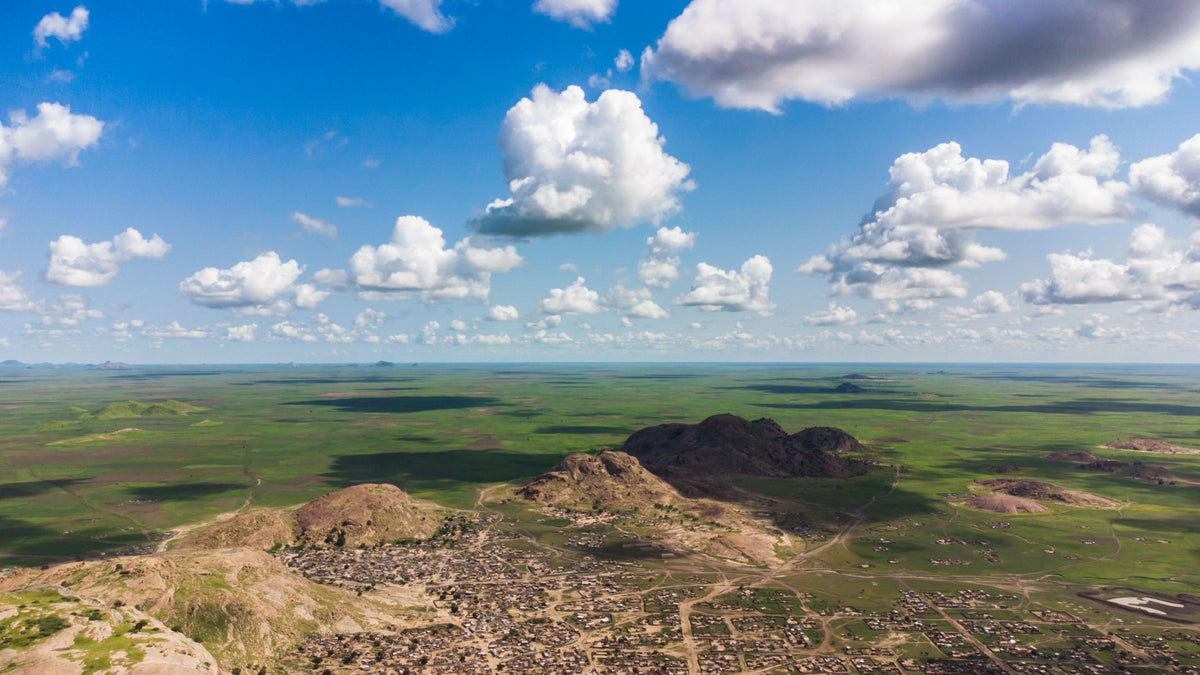 Aerial view of Baylah, Sudan