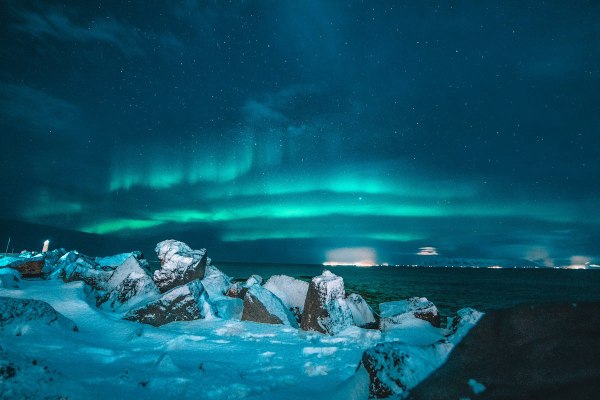 Northern lights over Iceland