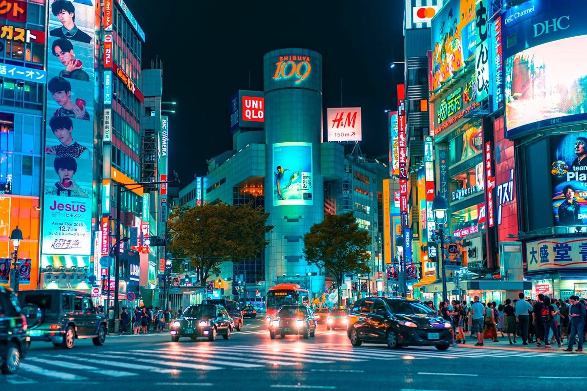Shibuya, Tokyo at night