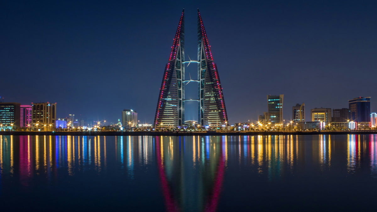 Manama at night