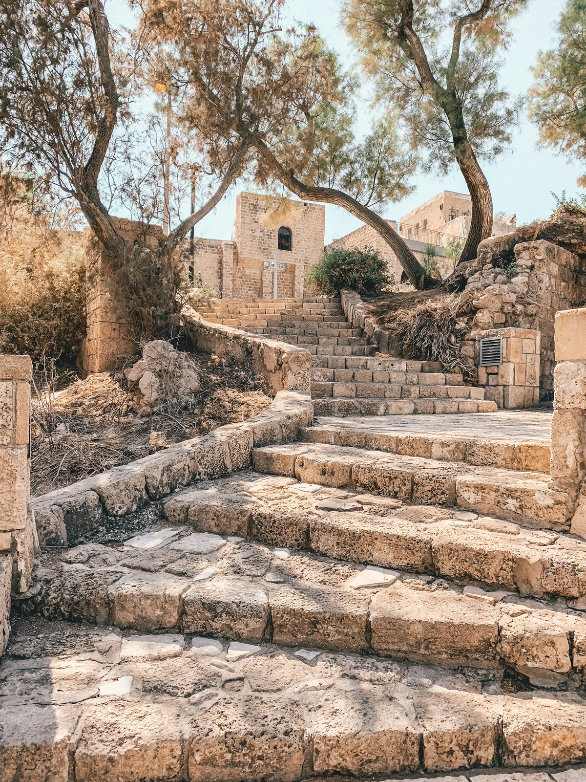 Stone steps in Jerusalem's old city