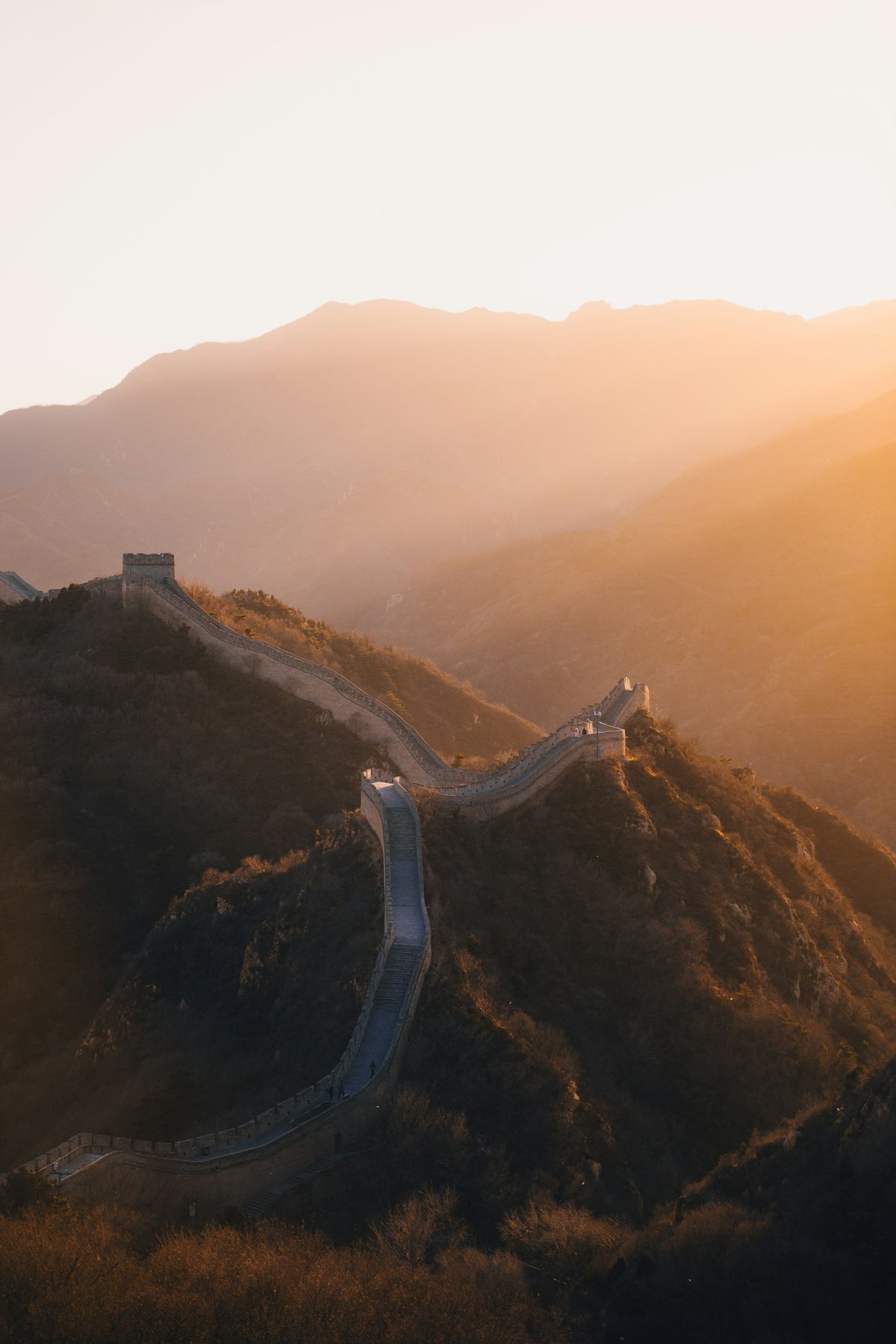 Great Wall in golden light
