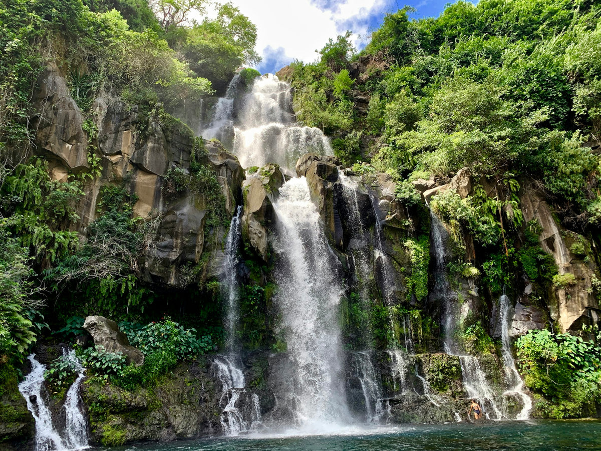 Waterfalls in the forest, Réunion