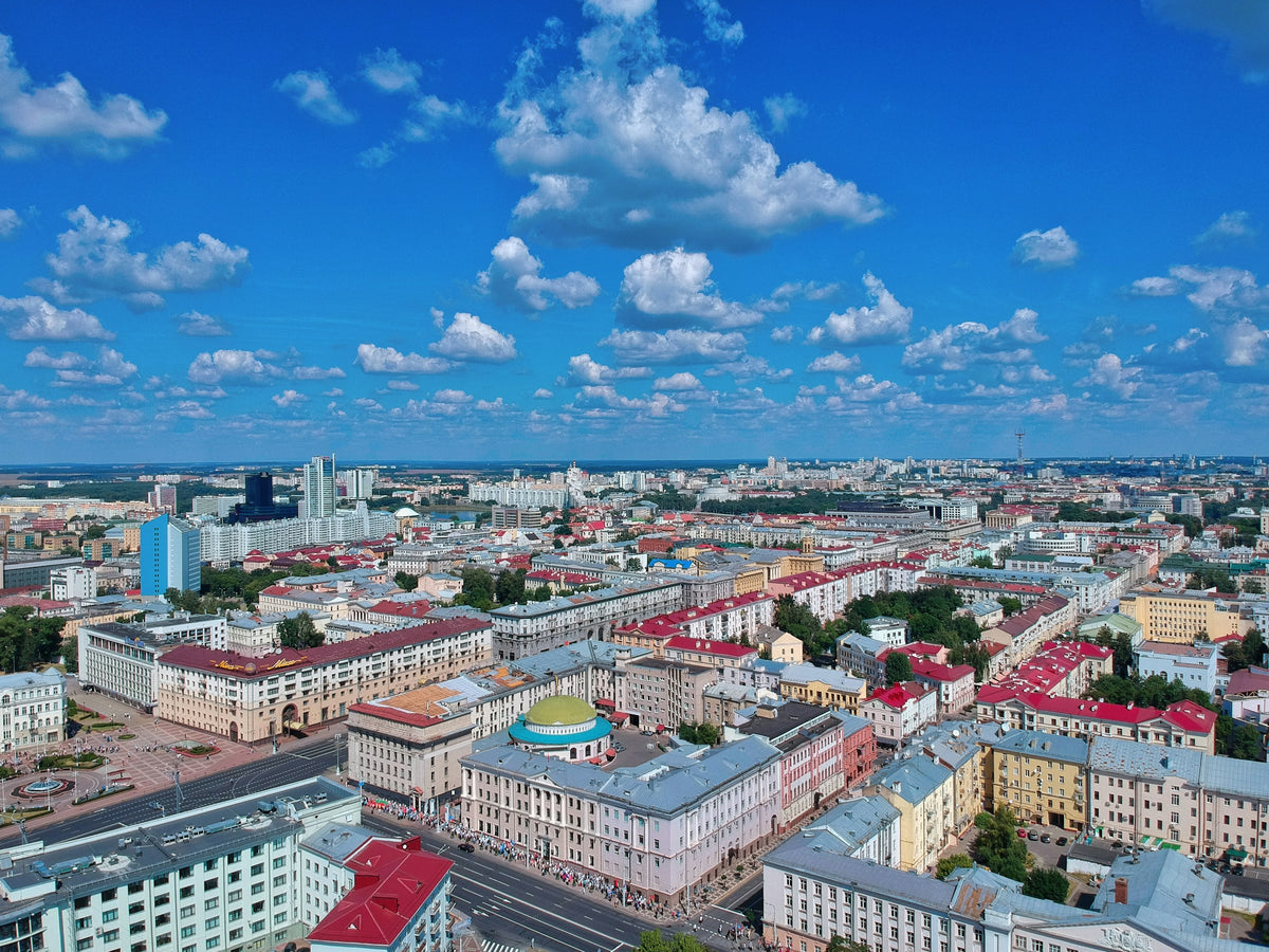 Minsk from above, Belarus