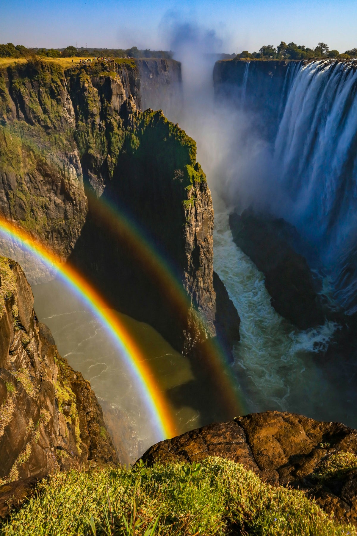 Rainbow over Victoria Falls