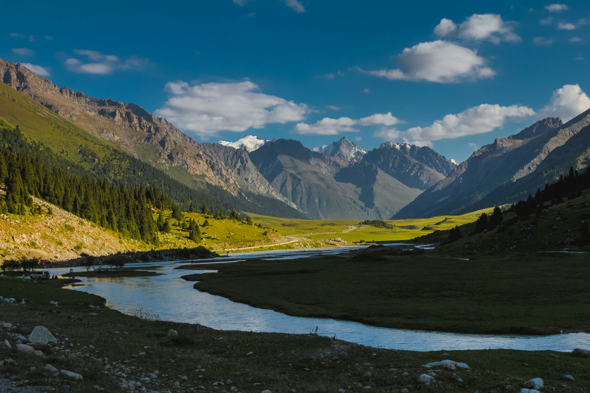 Tian Shan valleys, Kyrgyzstan