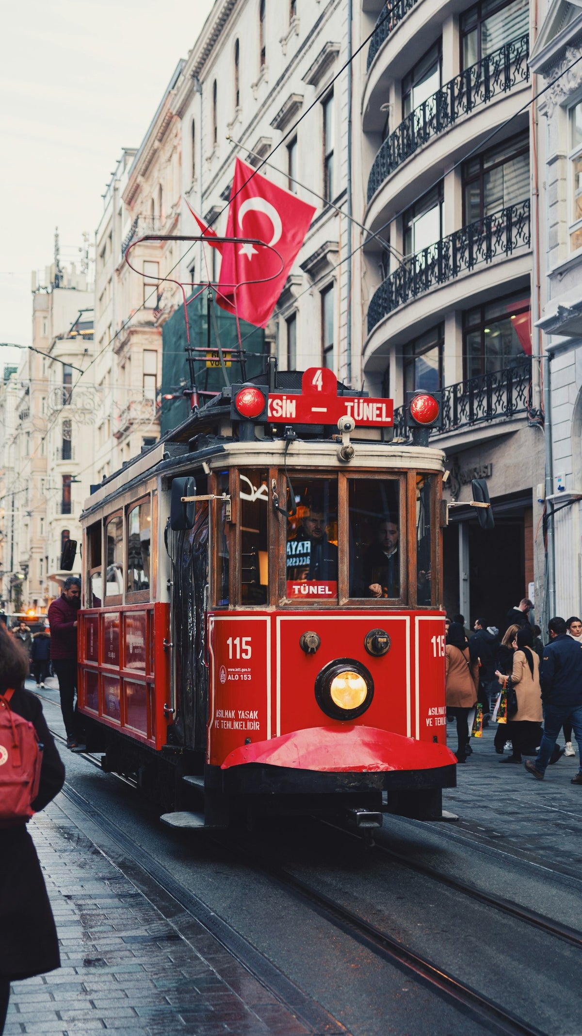 Red tram, Istanbul