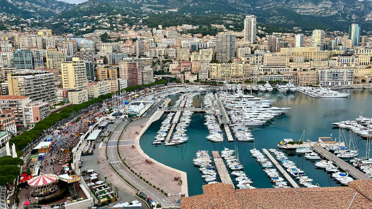 Monte Carlo harbor and city