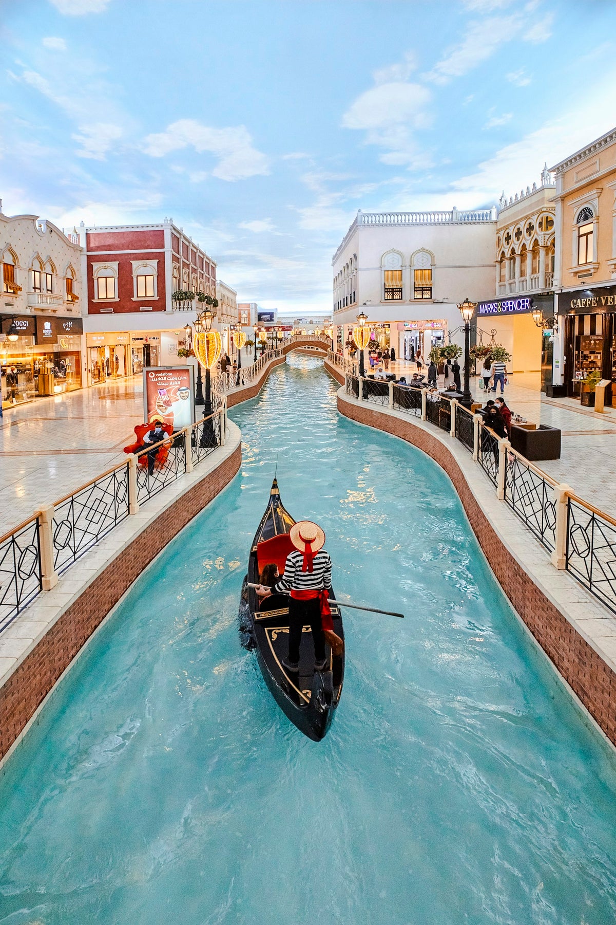 Canal district at The Pearl, Doha
