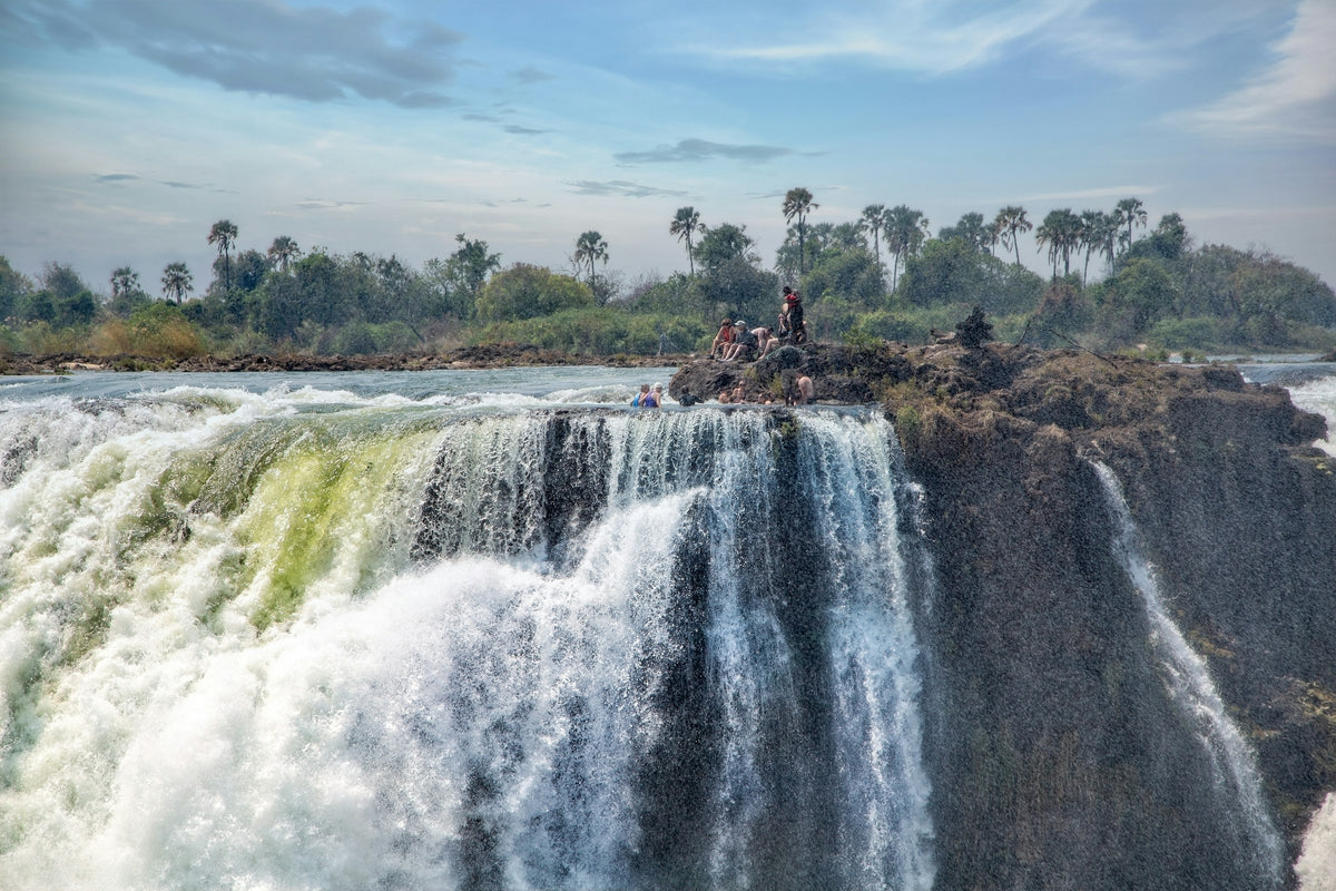 Devil's Pool at the edge of Victoria Falls