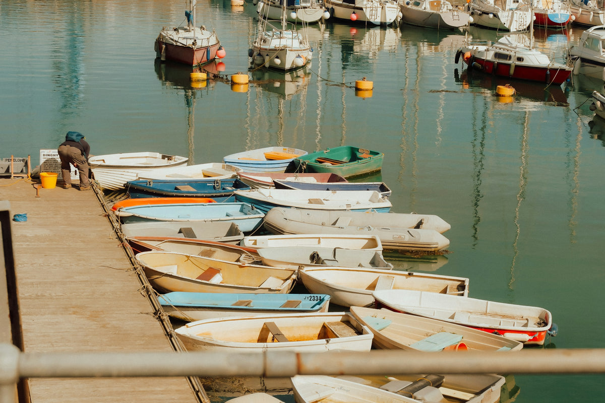 Boats in a Jersey harbour