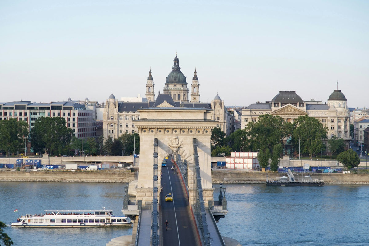 Chain Bridge and St. Stephen's Basilica, Budapest