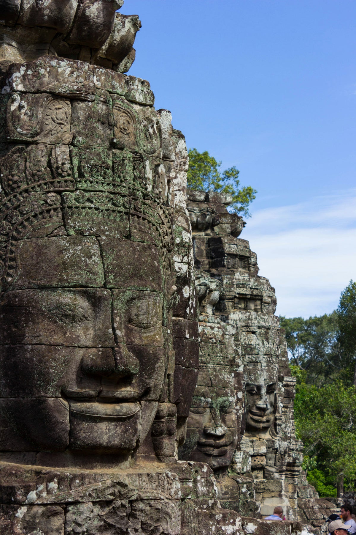 Stone Buddha face, Bayon temple