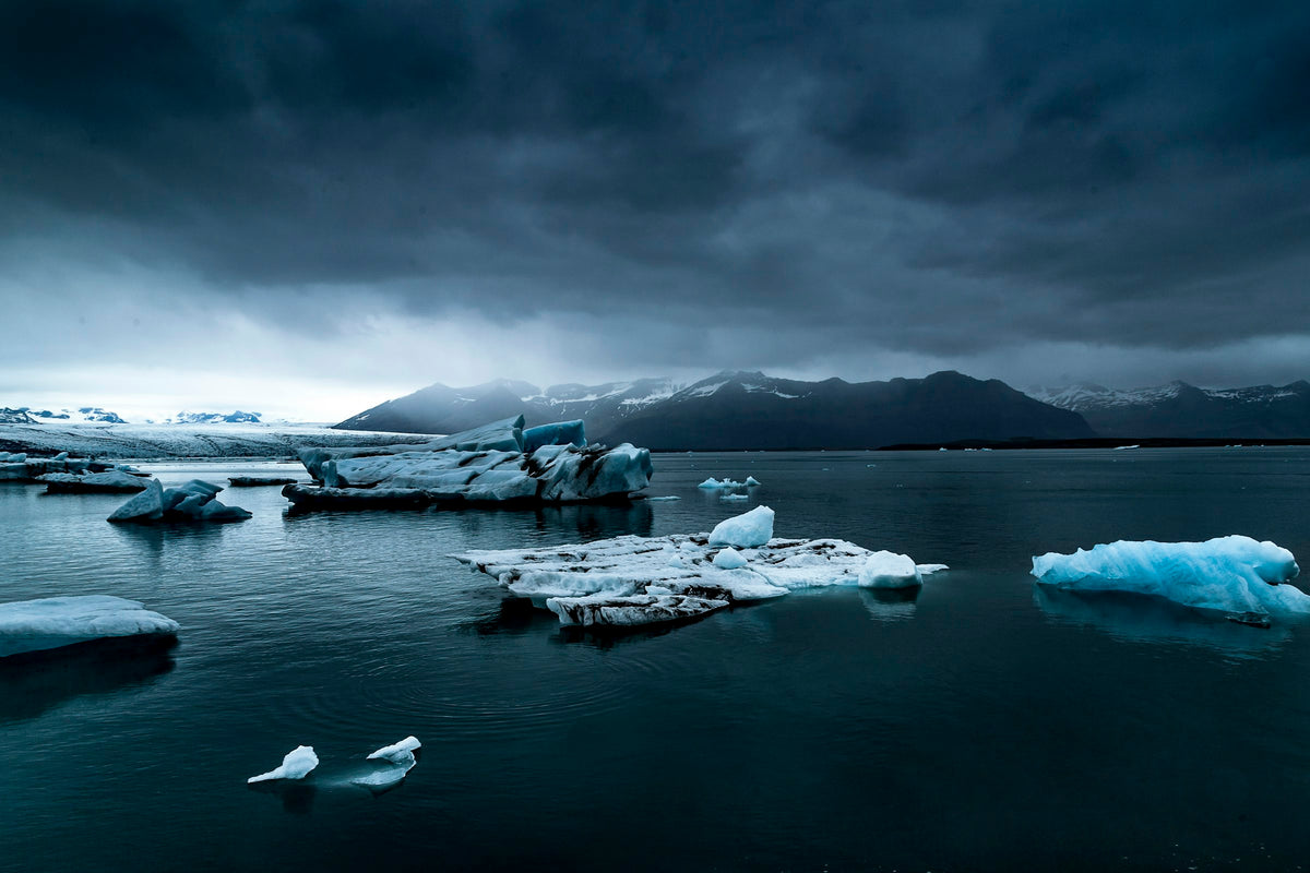 Glacier lagoon in Iceland