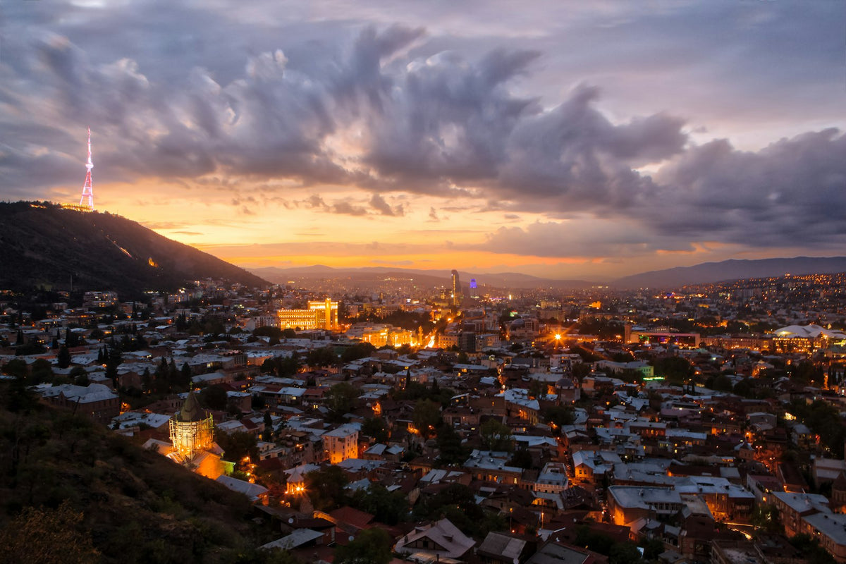 Old town houses in Tbilisi