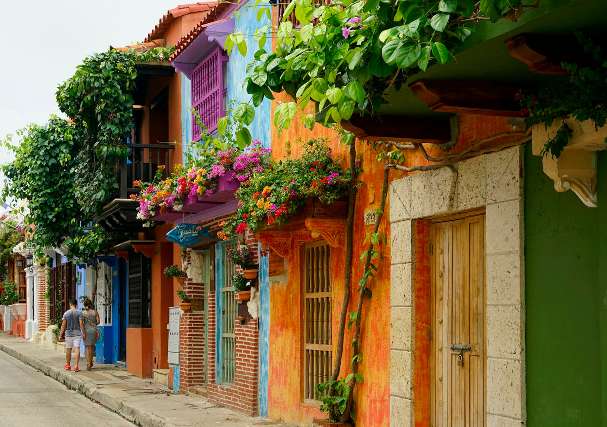 Colorful houses, Colombia