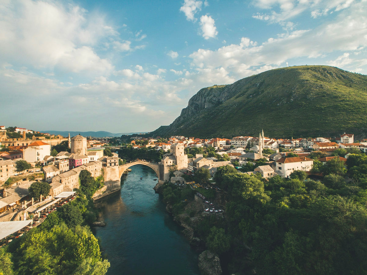 Stari Most bridge in Mostar, Bosnia and Herzegovina