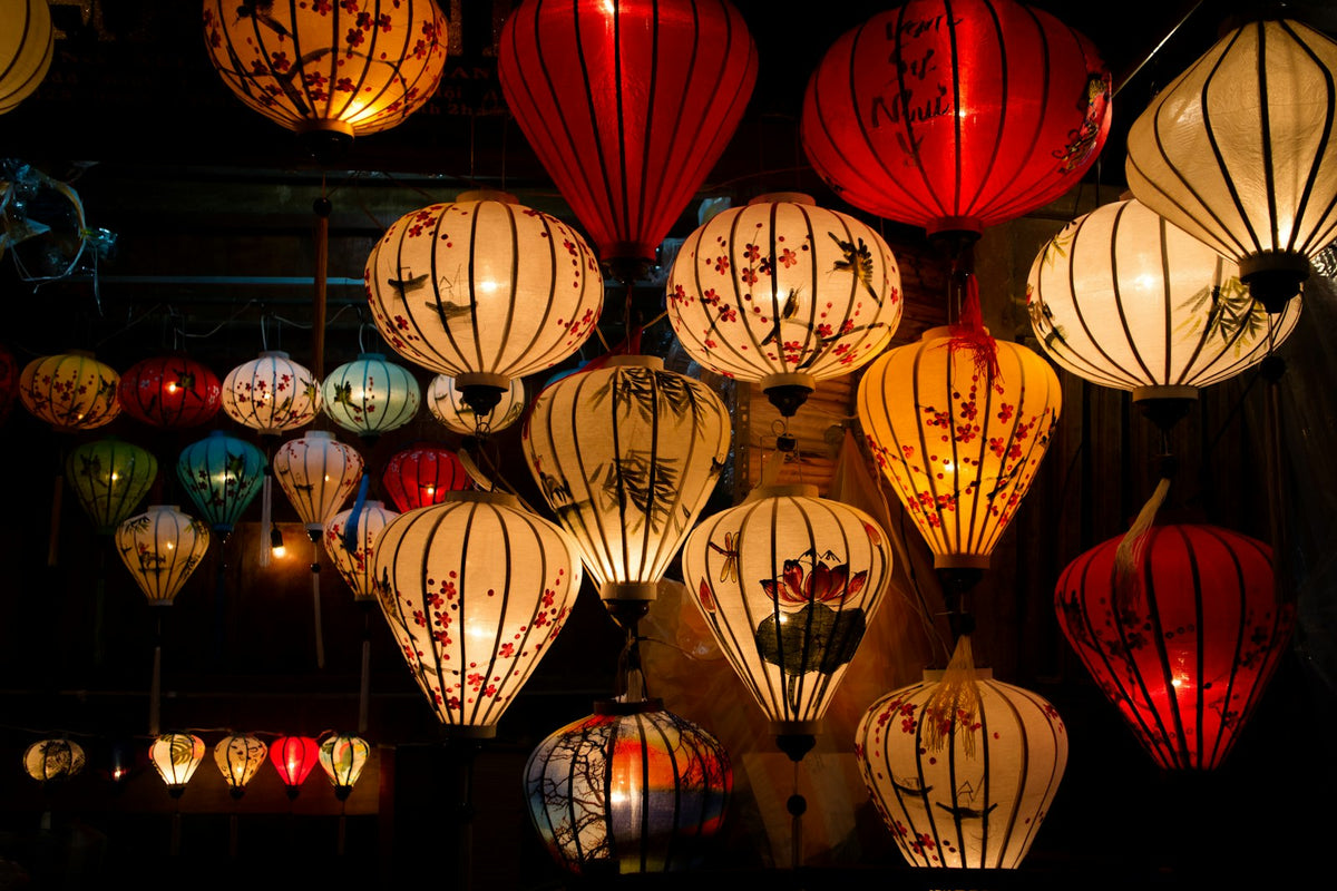 Lanterns at night in Hoi An