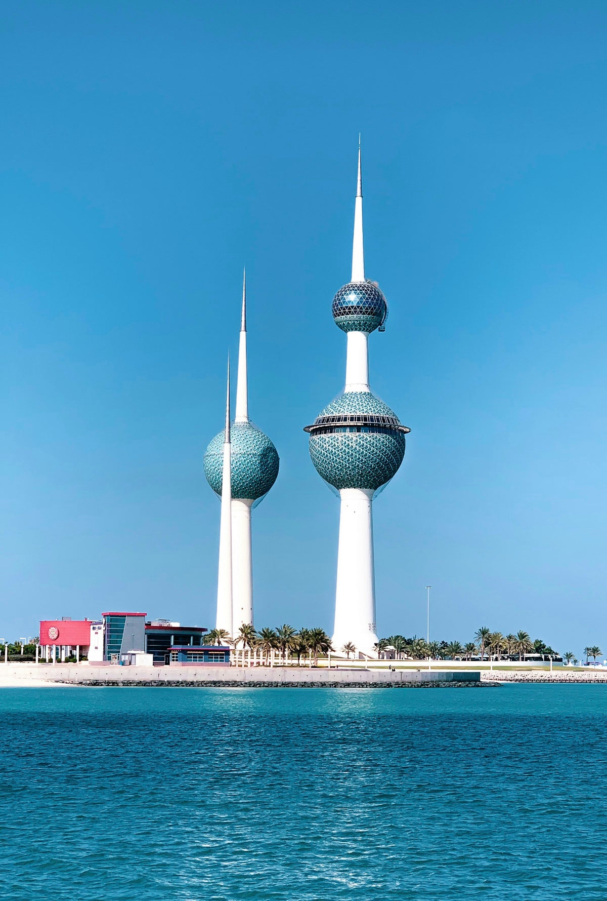 Kuwait Towers by the Gulf