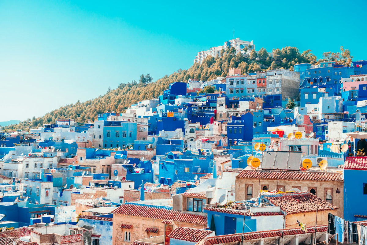 Chefchaouen houses