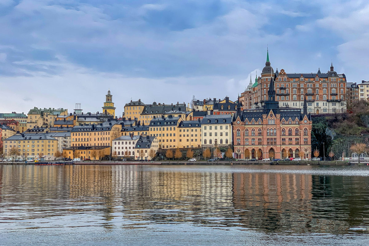 Historic buildings on the Stockholm waterfront