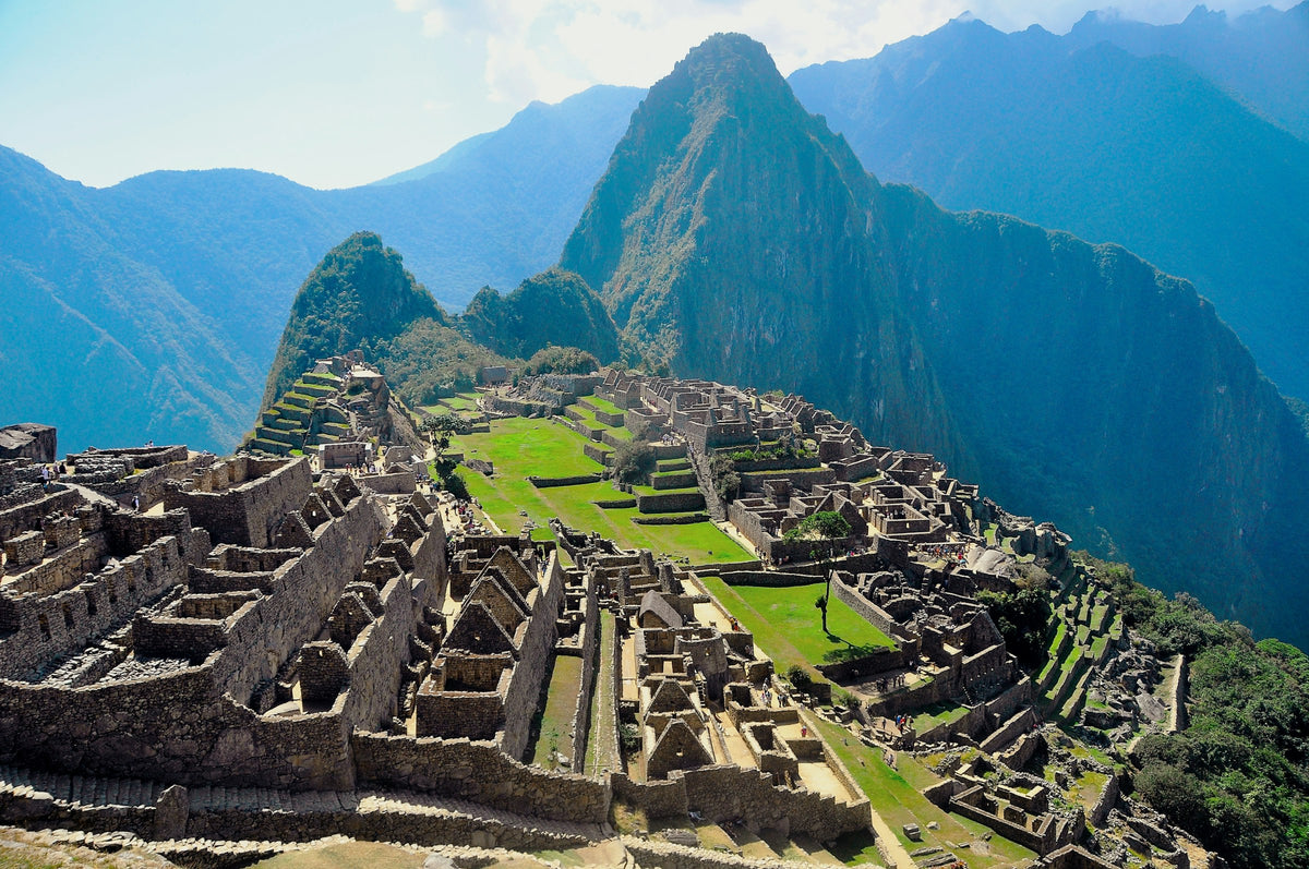 Green Andes mountains from above, Peru