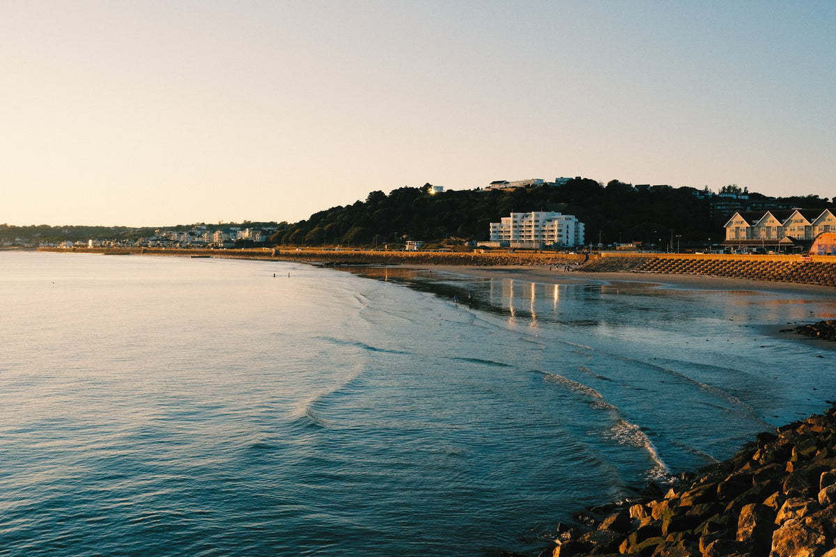 Seaside building on the Jersey coast