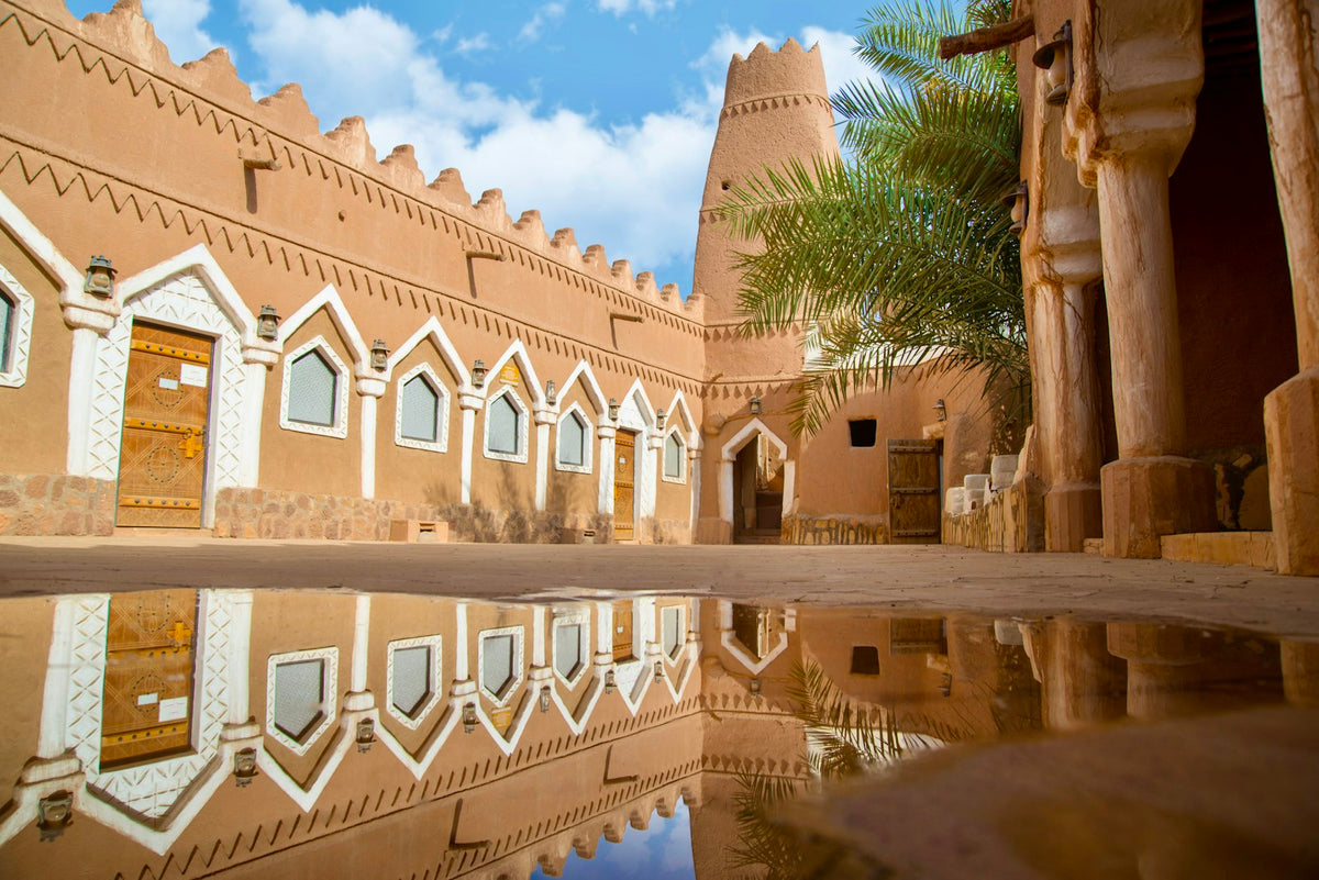 Traditional mud brick architecture, Saudi Arabia