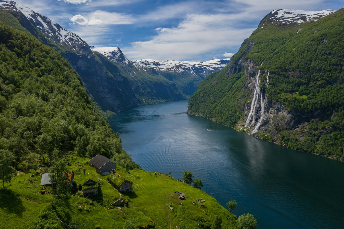 Norwegian fjord valley