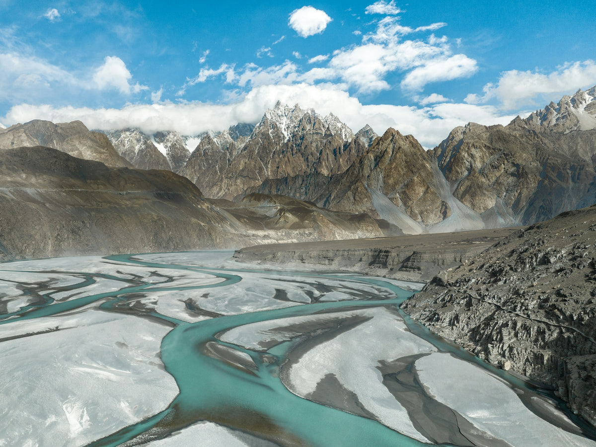 River valley in the Karakoram, Pakistan