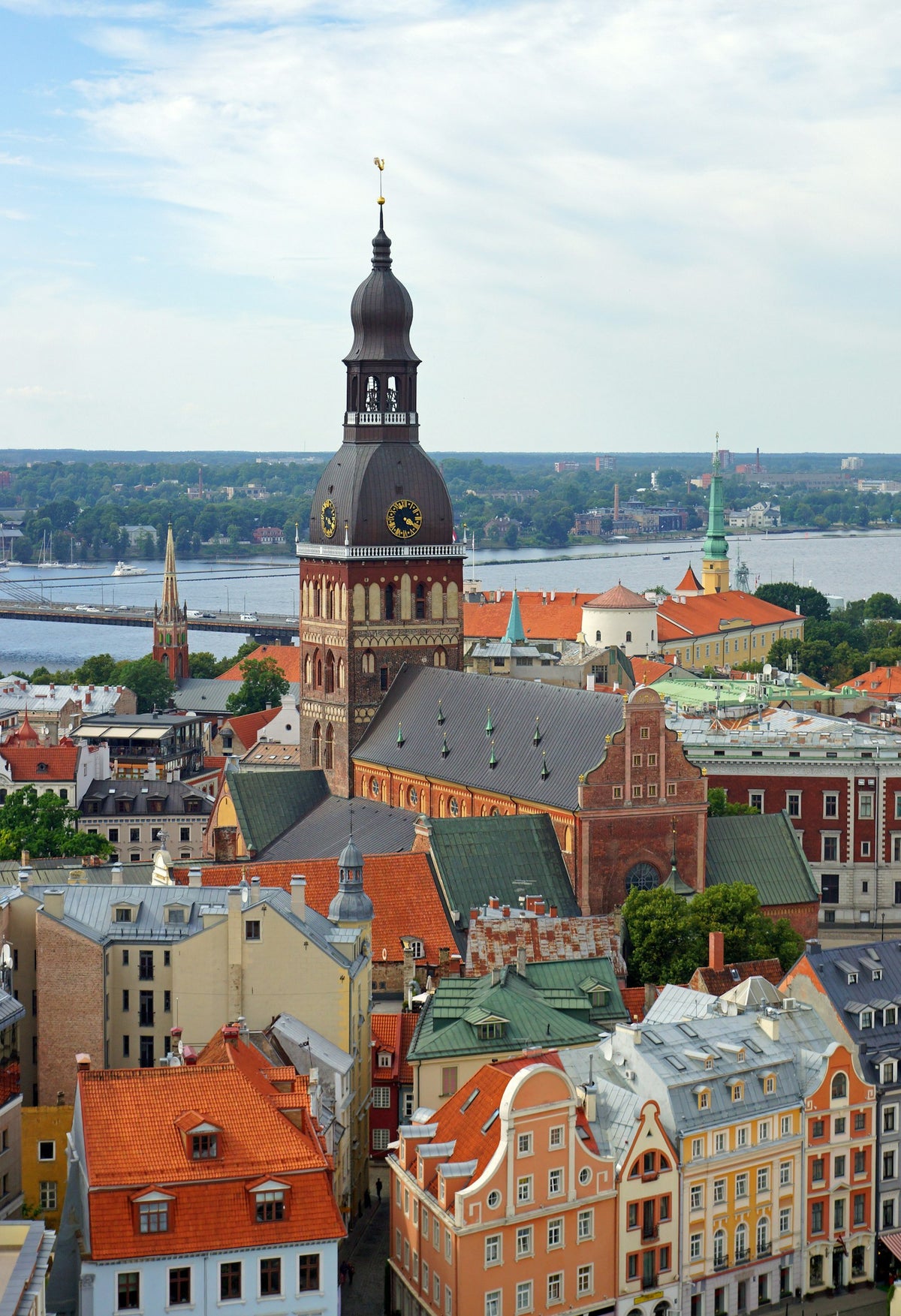 Riga clock tower