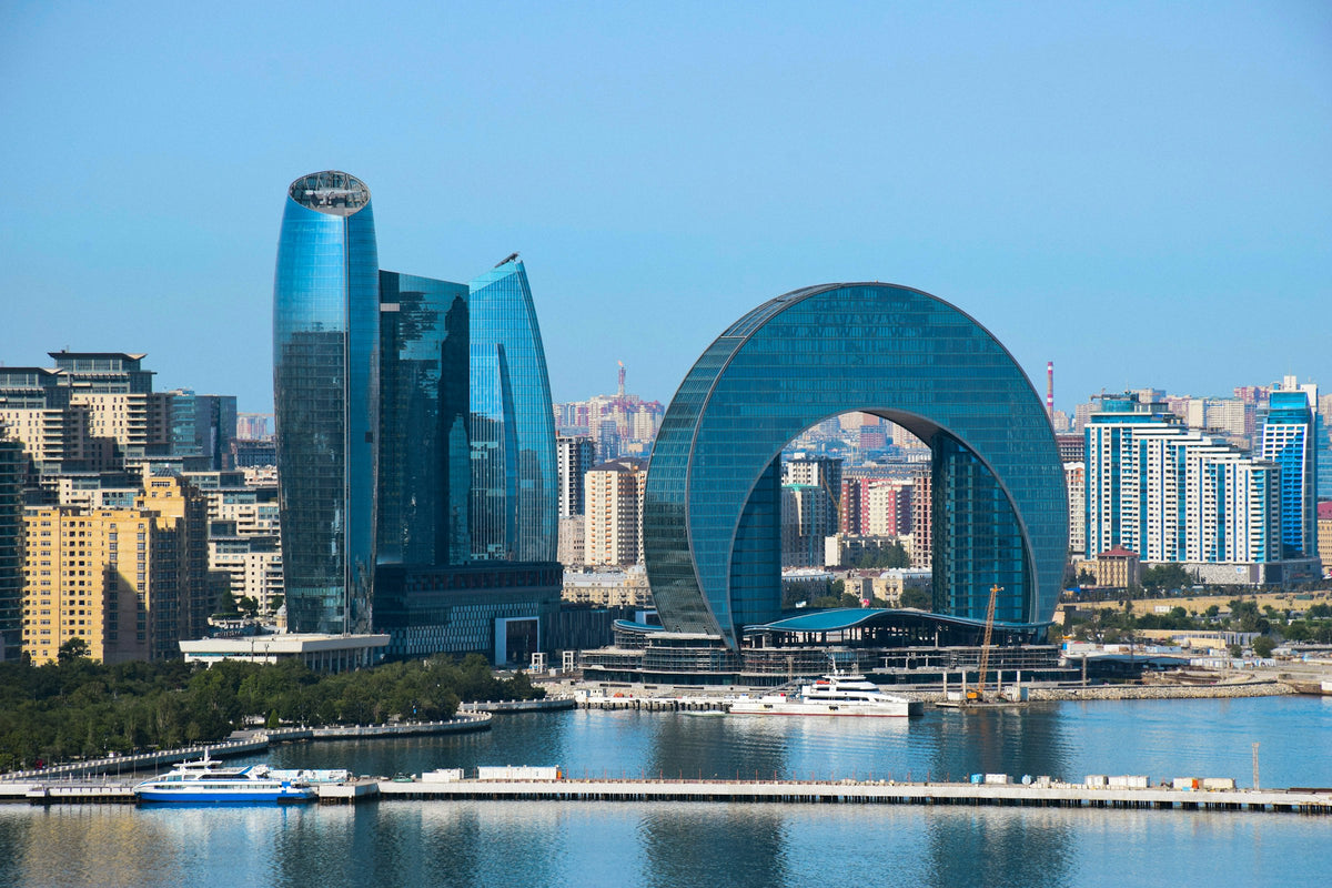 Baku Bay and the city skyline