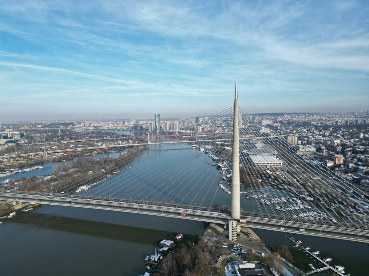 Bridge over the river, Belgrade
