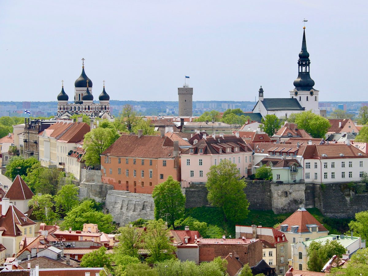 Tallinn old town from Toompea hill, Estonia
