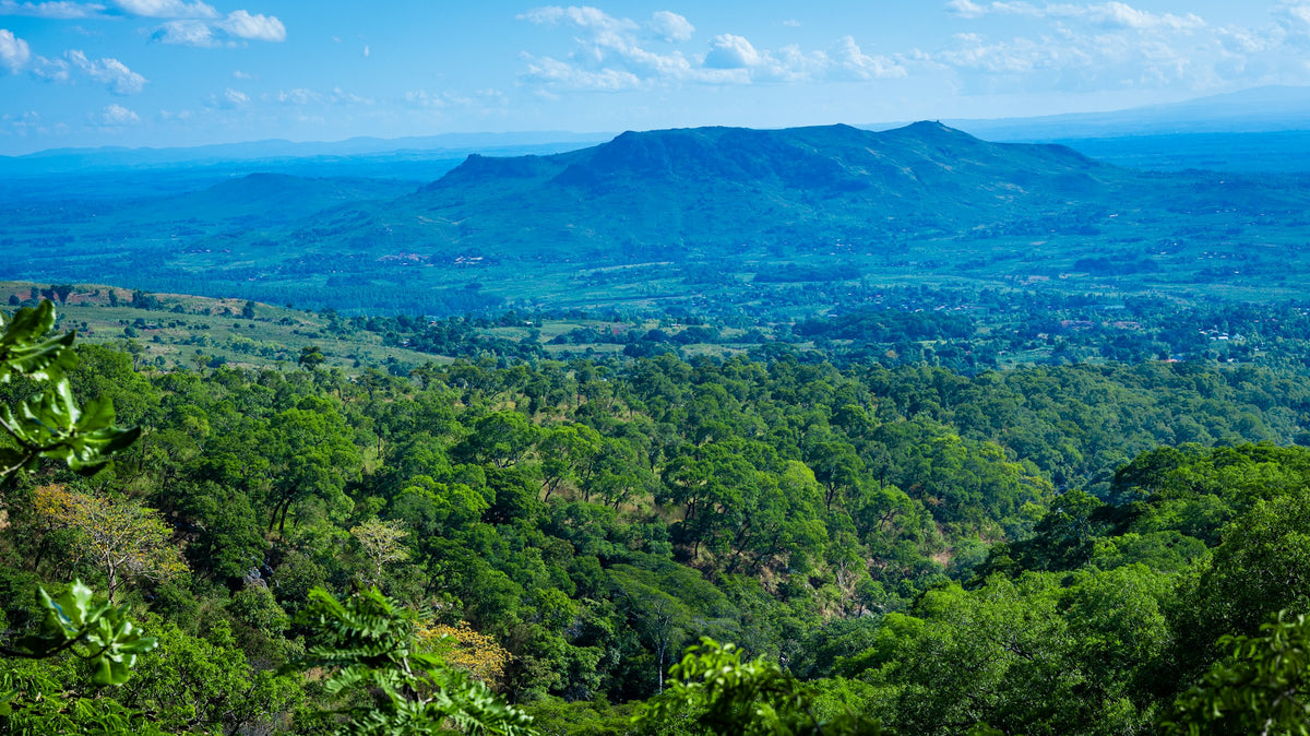 Mountain valley in Malawi