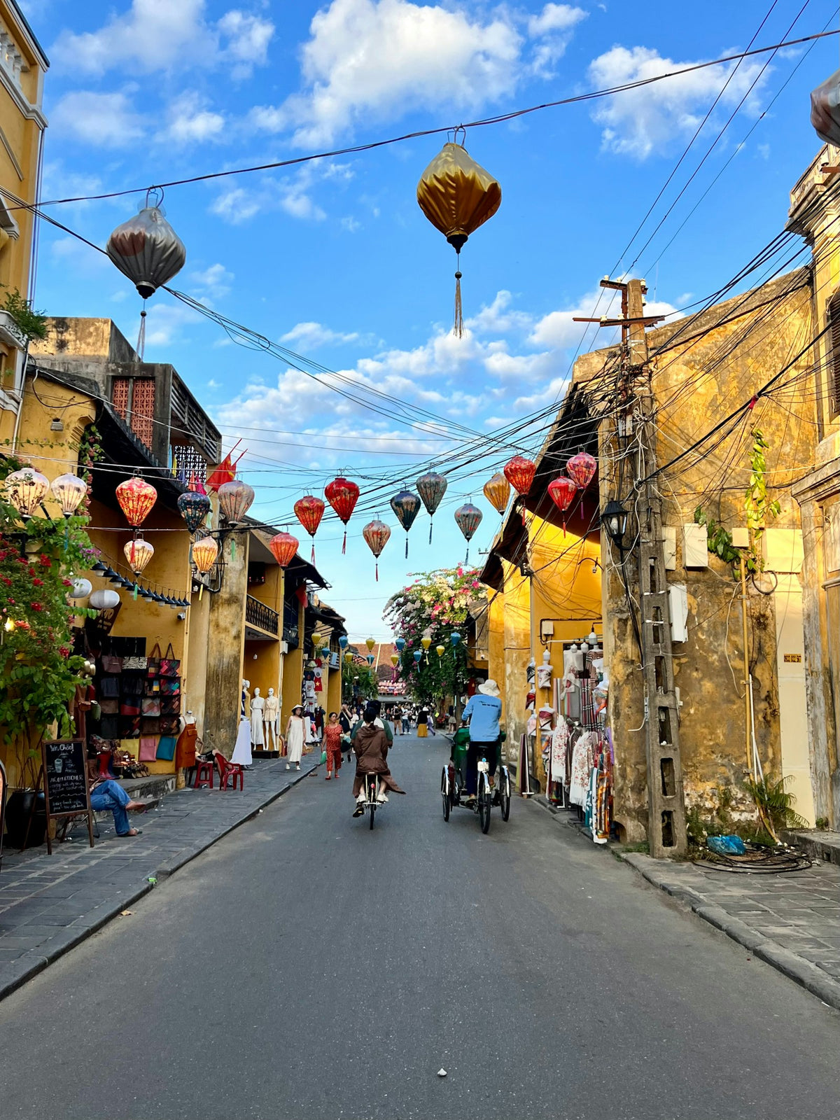 Yellow streets of Hoi An old town