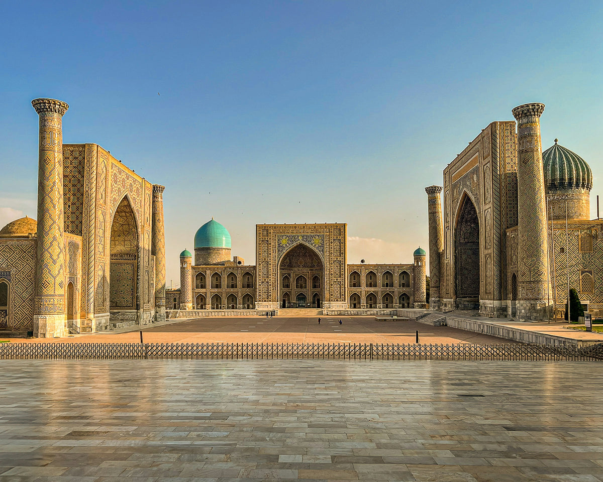 Blue-domed madrasa, Samarkand, Uzbekistan